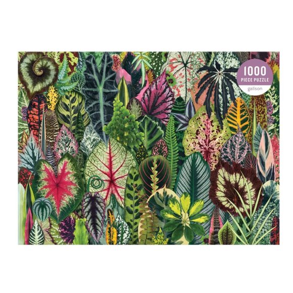 'HOUSEPLANT JUNGLE’ JIGSAW PUZZLE 1000 PIECES - TROY LITTEN | GALISON - Picture 1 of 8